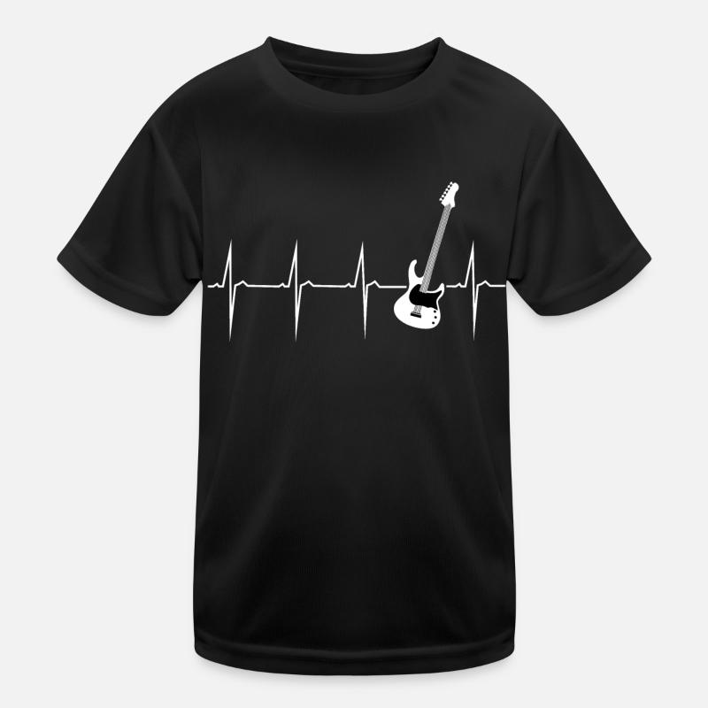 heartbeat e guitar Kids Functional T-Shirt