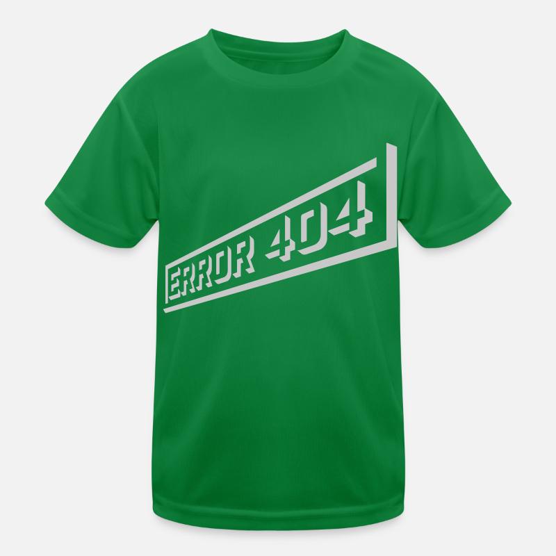 Network Lost Error 404 Kids Functional T-Shirt