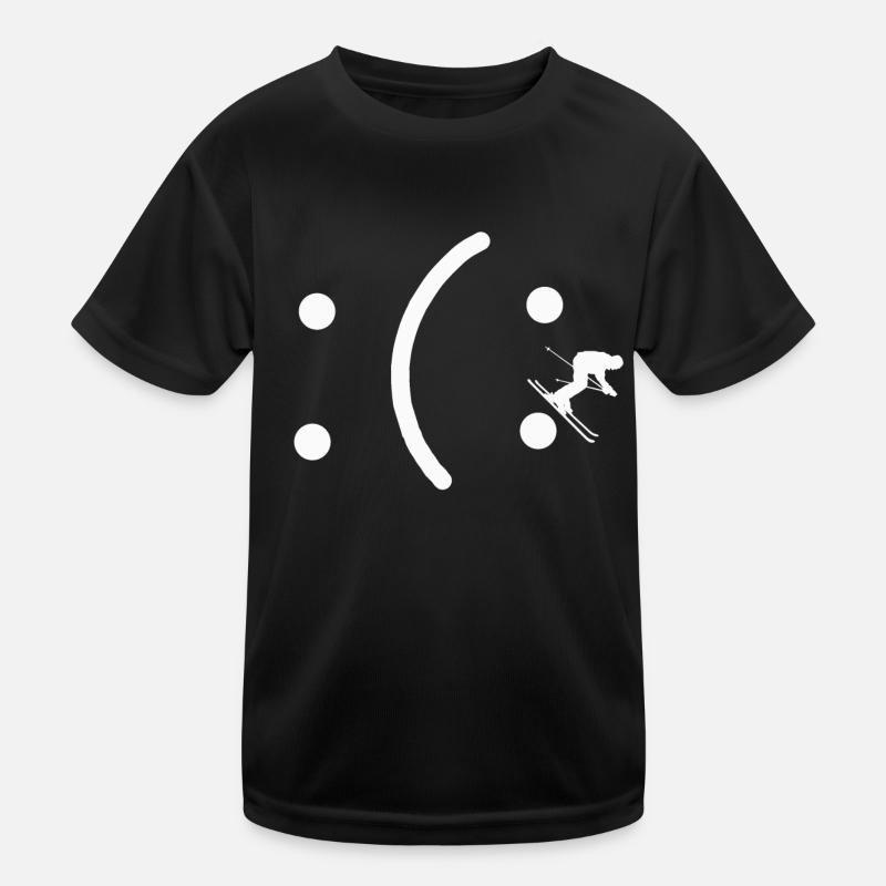 skiing smile Kids Functional T-Shirt