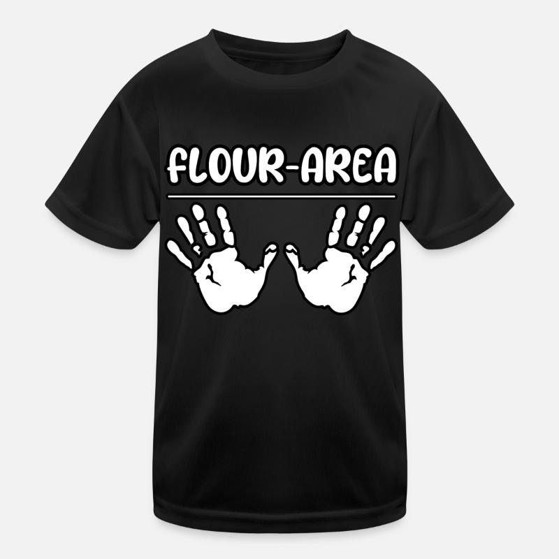 Zone farine de biscuits au chocolat de Noël T-shirt sport Enfant