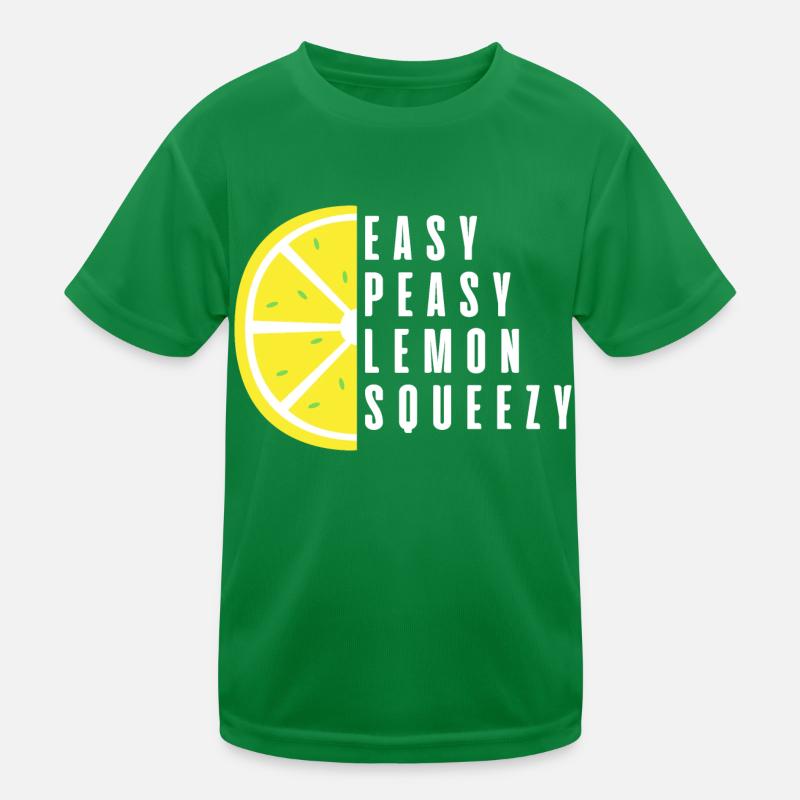 Easy Peasy Lemon Squeezy T-shirt sport Enfant