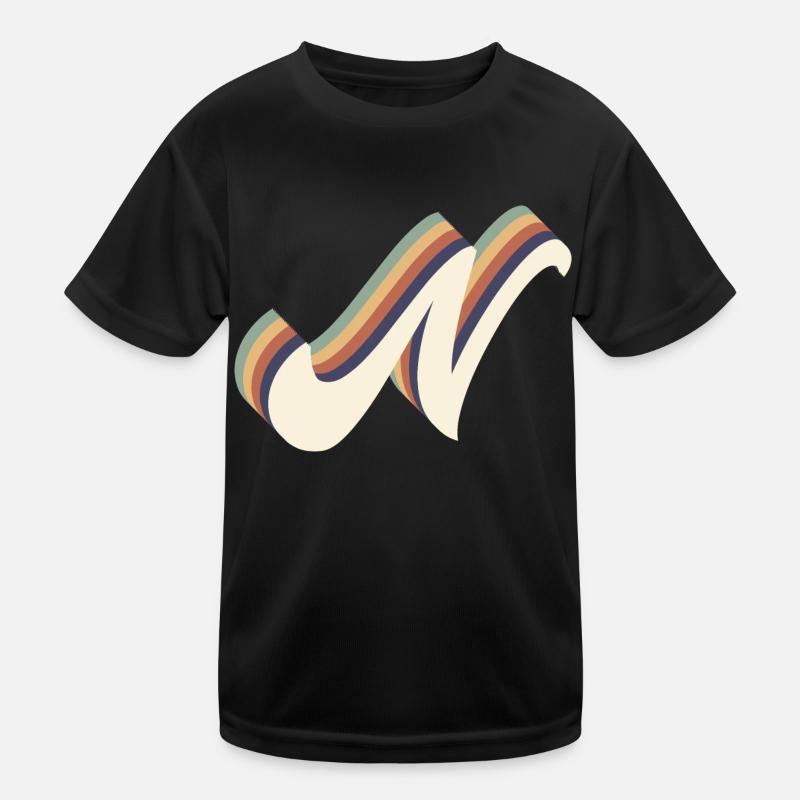 Buchstabe n Kinder Funktions-T-Shirt