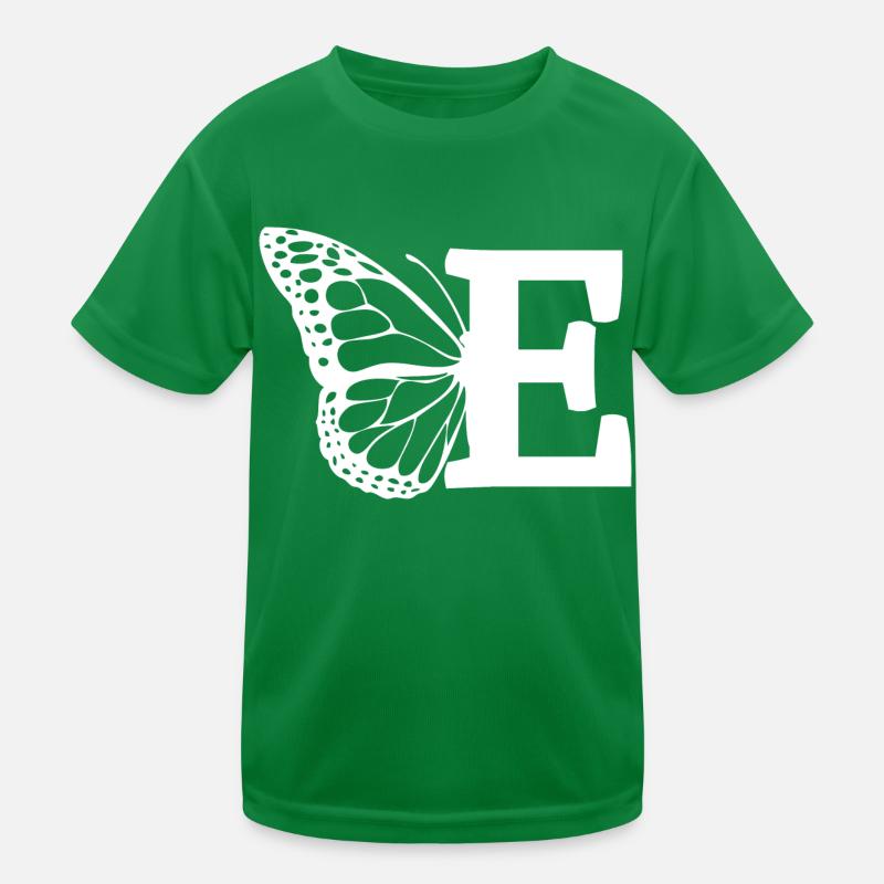 lettre e papillon T-shirt sport Enfant