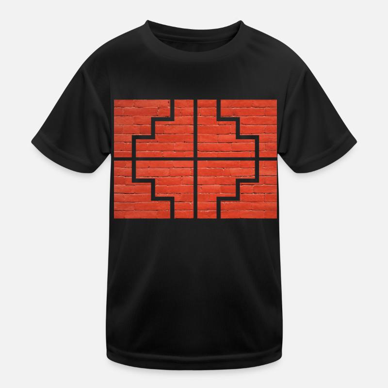 Geometric Wall Kids Functional T-Shirt