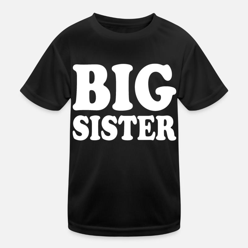 Big sister Kinder Funktions-T-Shirt