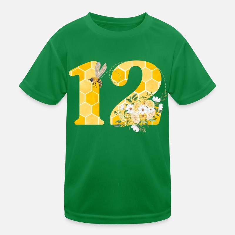 12e anniversaire abeille T-shirt sport Enfant