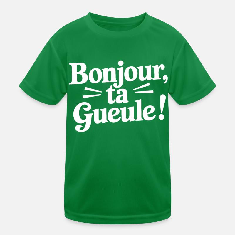 Bonjour ta gueule T-shirt sport Enfant