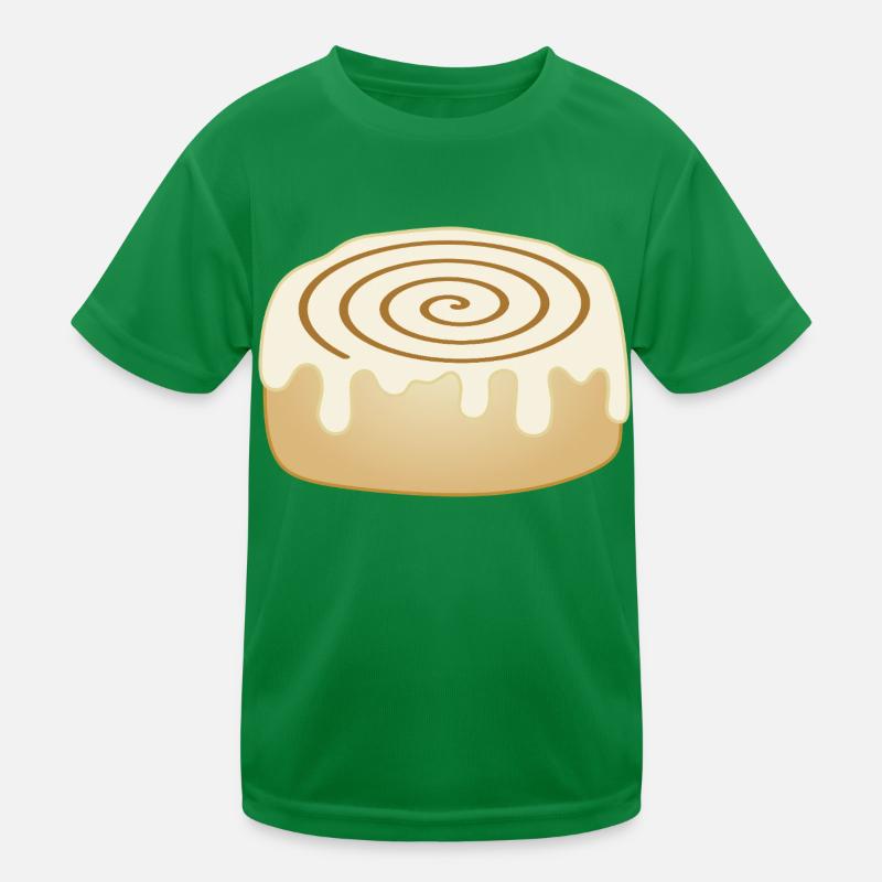 Zimtschnecke Kinder Funktions-T-Shirt