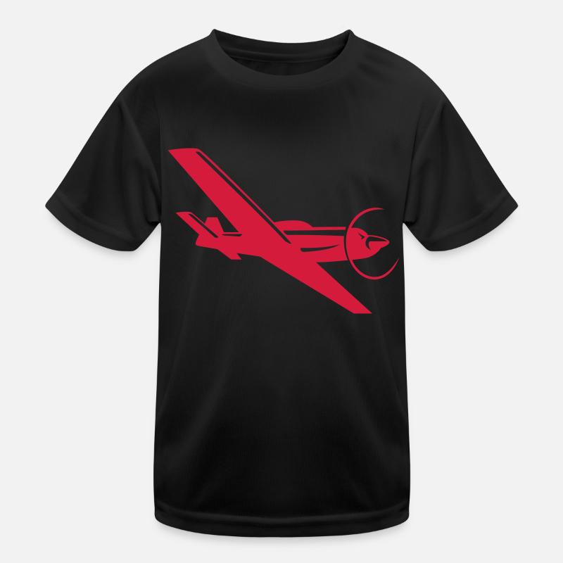 flugzeug_04 Kinder Funktions-T-Shirt