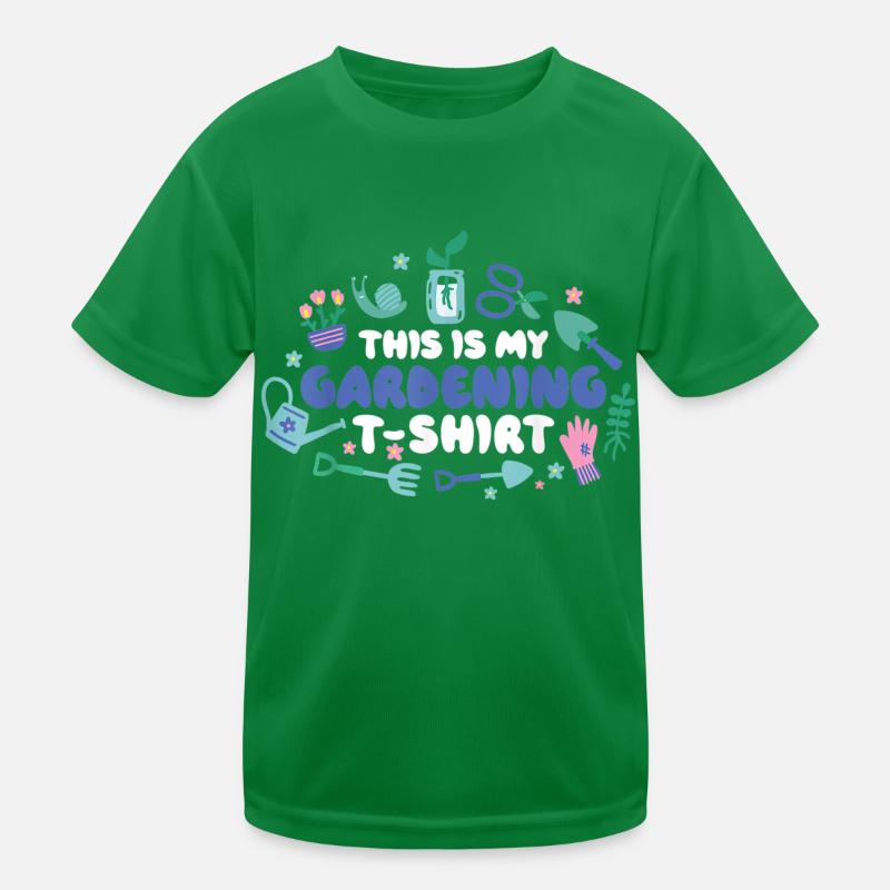 Garten Gärtner Gartenarbeit Kinder Funktions-T-Shirt