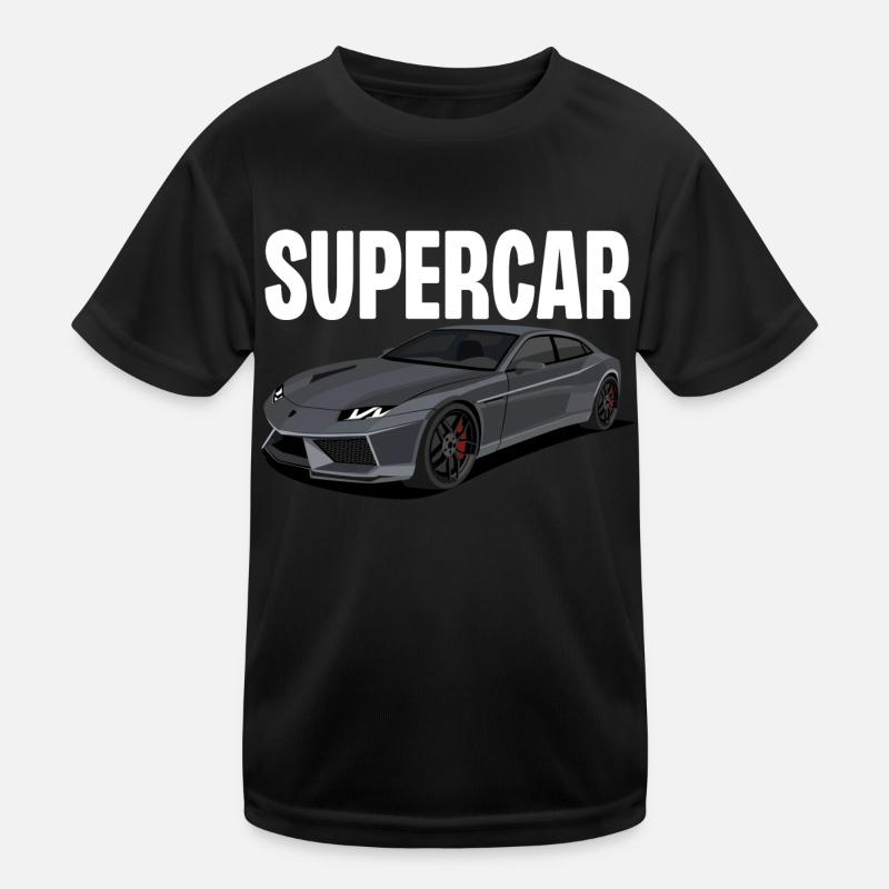 Supercar Kids Functional T-Shirt