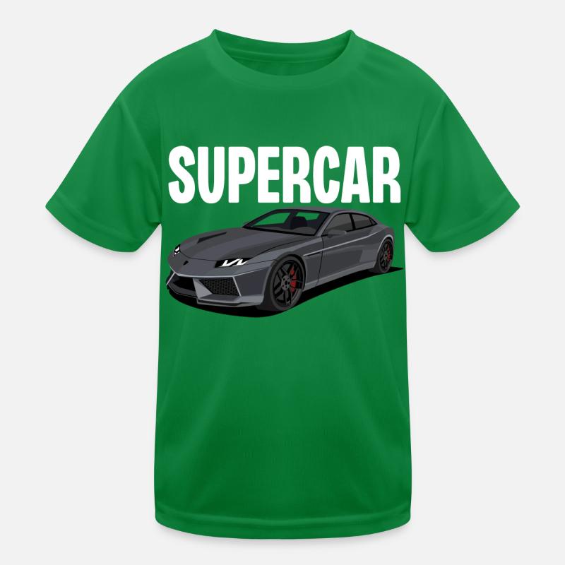 Supercar Kids Functional T-Shirt