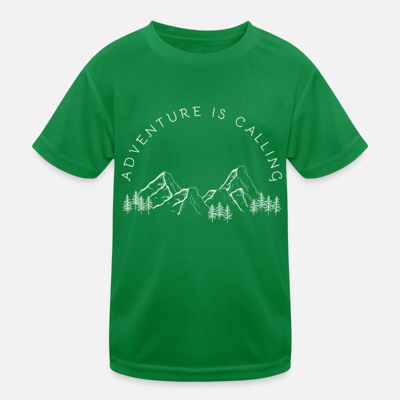 Adventure is calling Kinder Funktions-T-Shirt