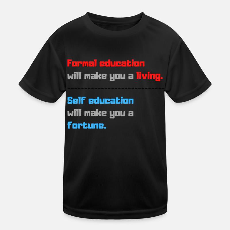 Zitate Bildungsangebot Kinder Funktions-T-Shirt