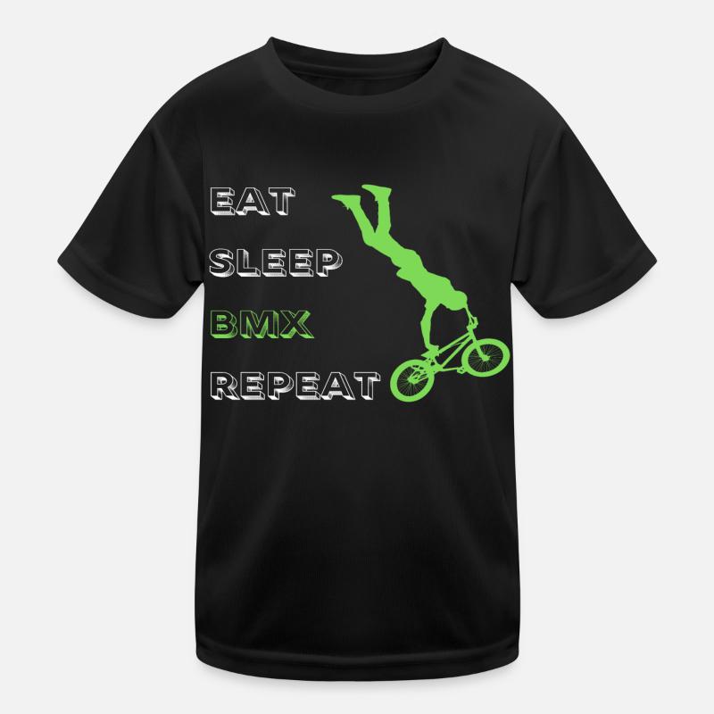 Manger Sommeil BMX Répéter T-shirt sport Enfant
