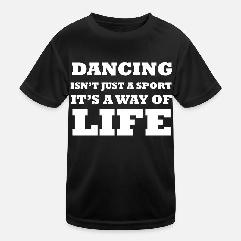 Dancing Dance Music Kids Functional T-Shirt