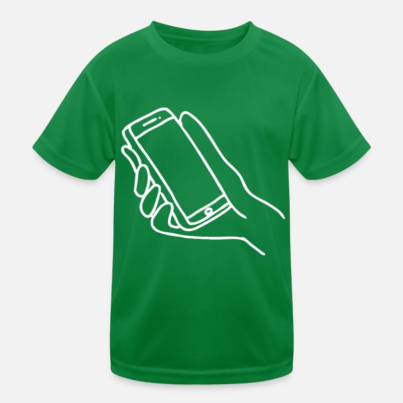 Smartphone Hand Kinder Funktions-T-Shirt
