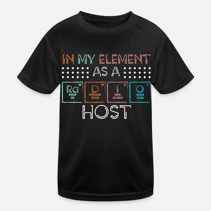 Podcast Announcement Speaker Broadcast Kids Functional T-Shirt