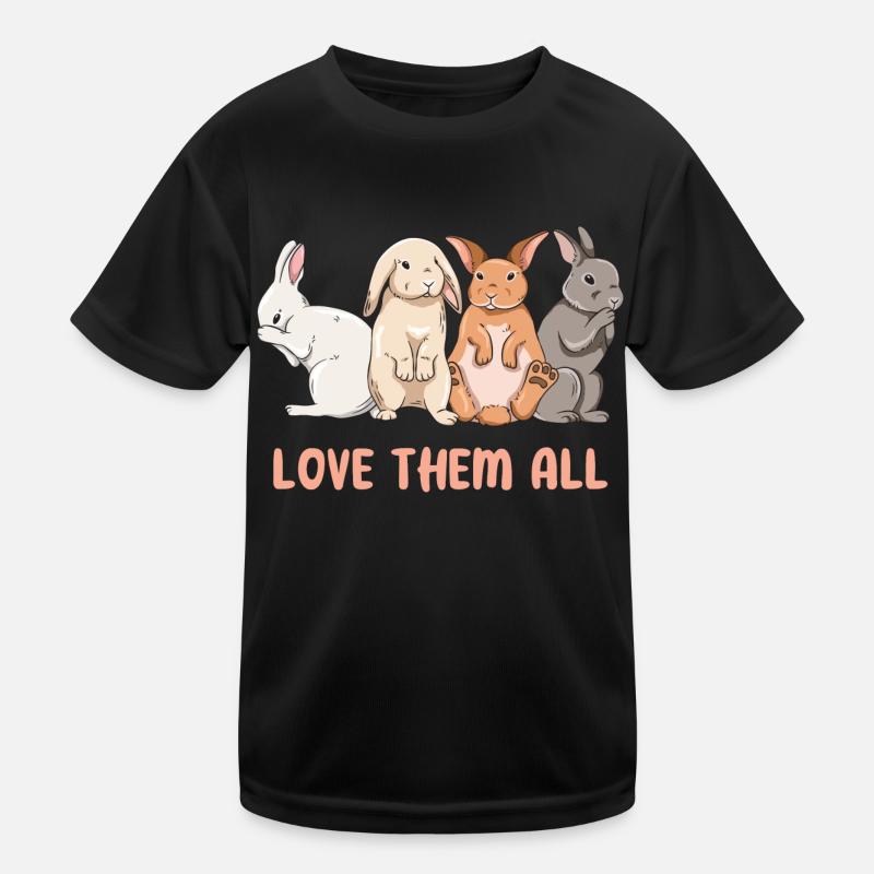 Conception de lapin mignon pour les propriétaires de lapins T-shirt sport Enfant