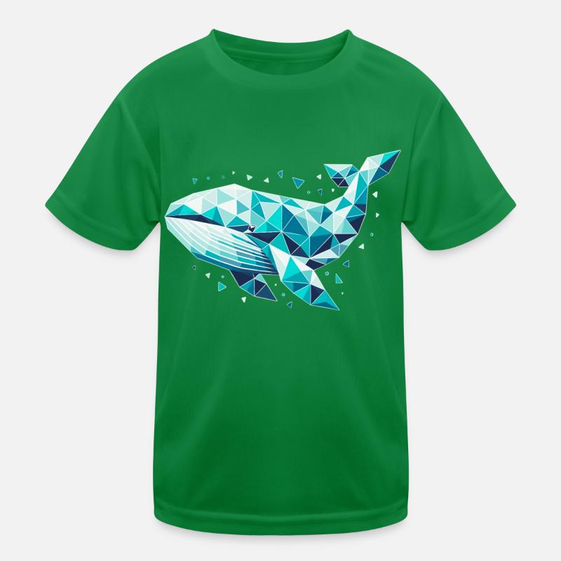 Wal // whale Kinder Funktions-T-Shirt