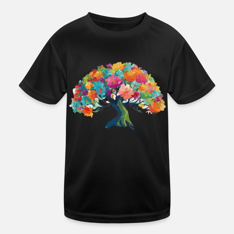 Baum Kinder Funktions-T-Shirt