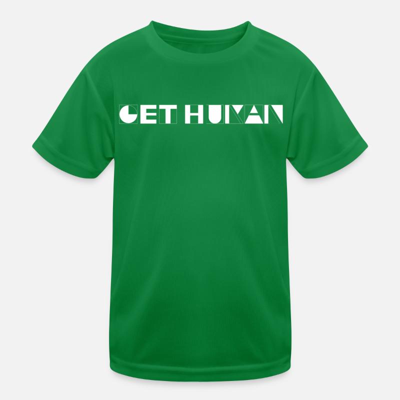 Get Human Kinder Funktions-T-Shirt