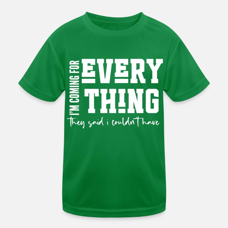 Je viens pour tout T-shirt sport Enfant