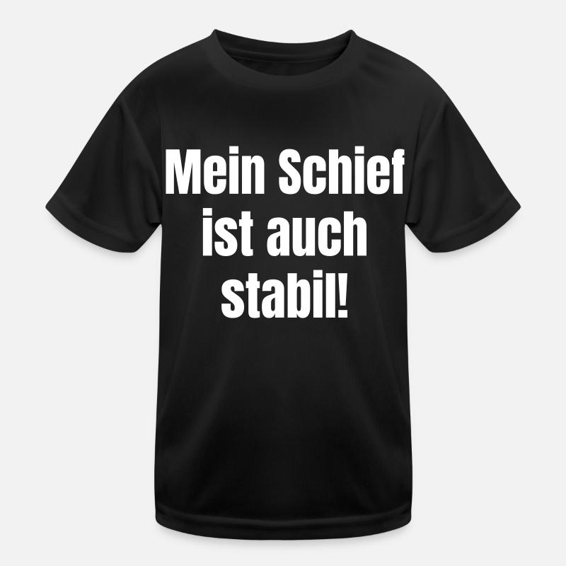 My crooked is also stable! Kids Functional T-Shirt