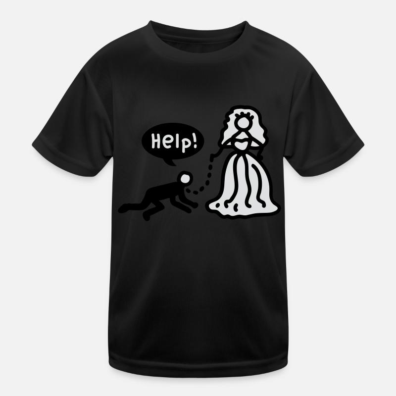 Married - help Kids Functional T-Shirt