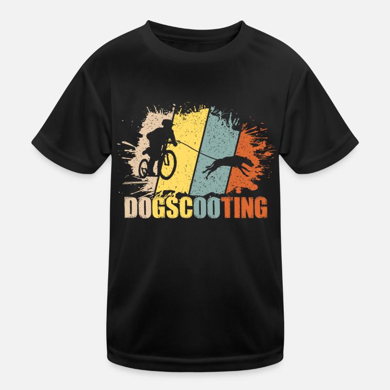 Dogscooting cadeau pour un dogscooter et T-shirt sport Enfant