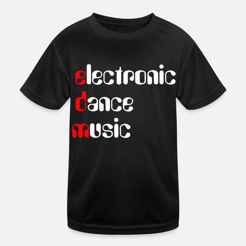 Musique de danse électronique EDM T-shirt sport Enfant