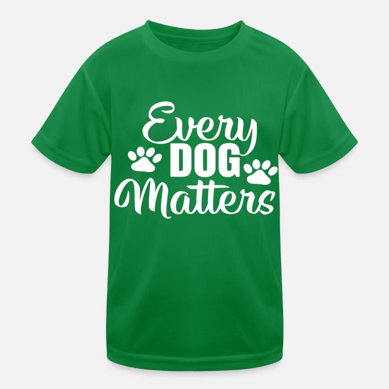 Chaque chien compte T-shirt sport Enfant