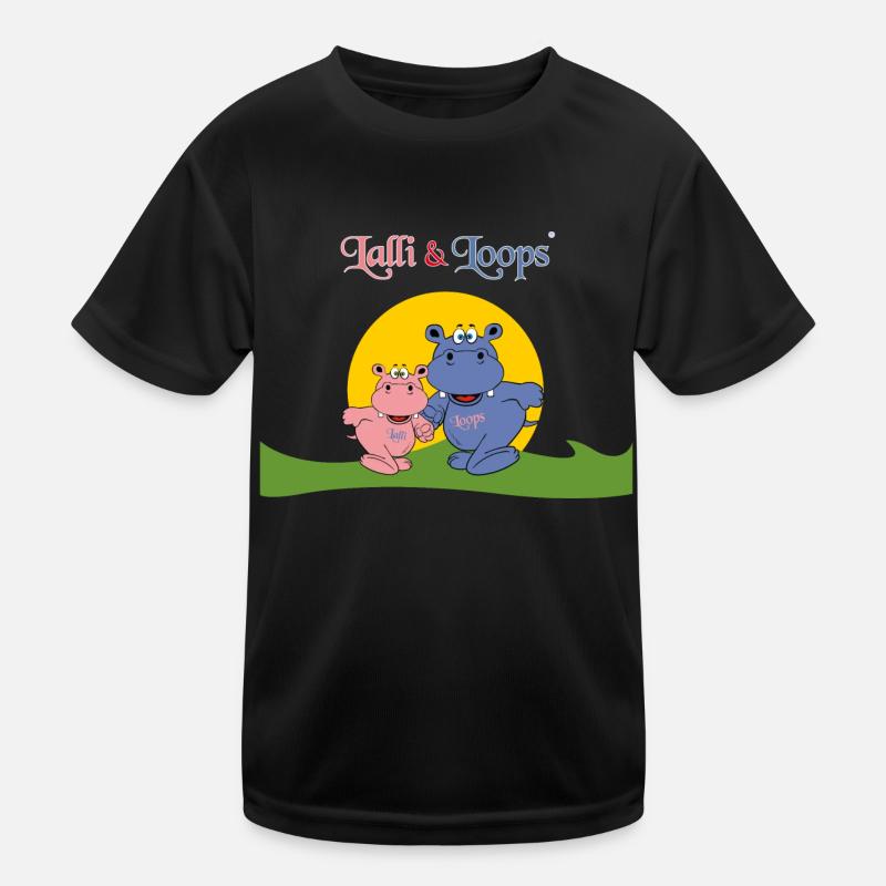 Süße Nilpferde Hippos Geschenk für Kinder Babys Kinder Funktions-T-Shirt