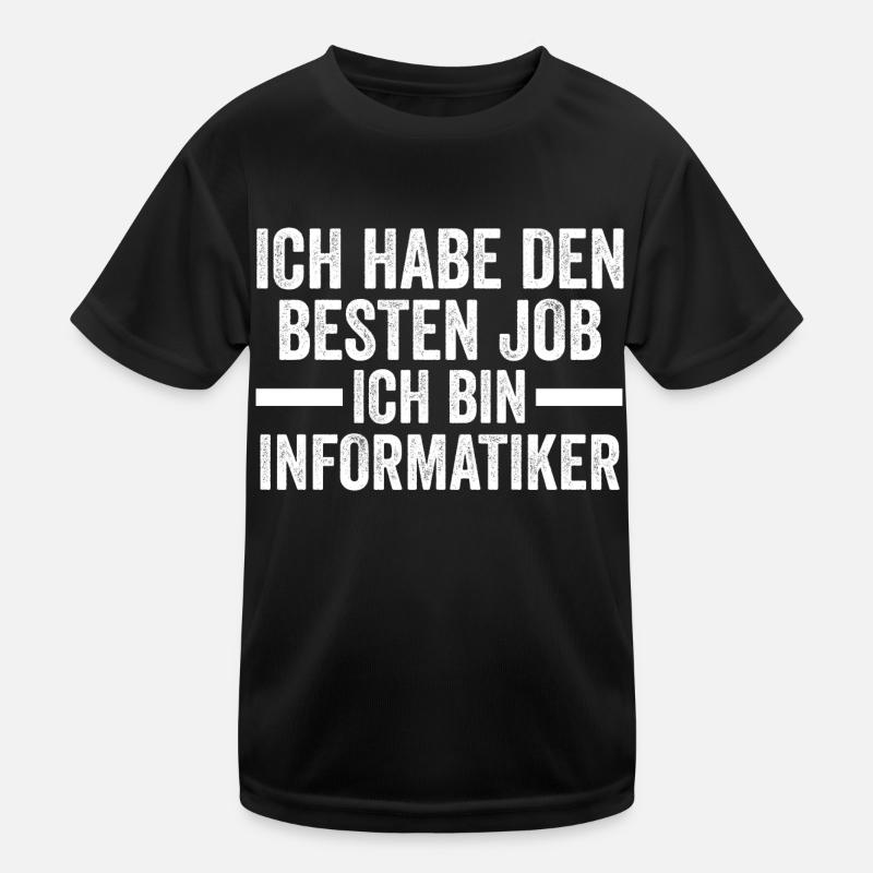 Kaffee Musik Informatiker Informatik Programmierer Kinder Funktions-T-Shirt
