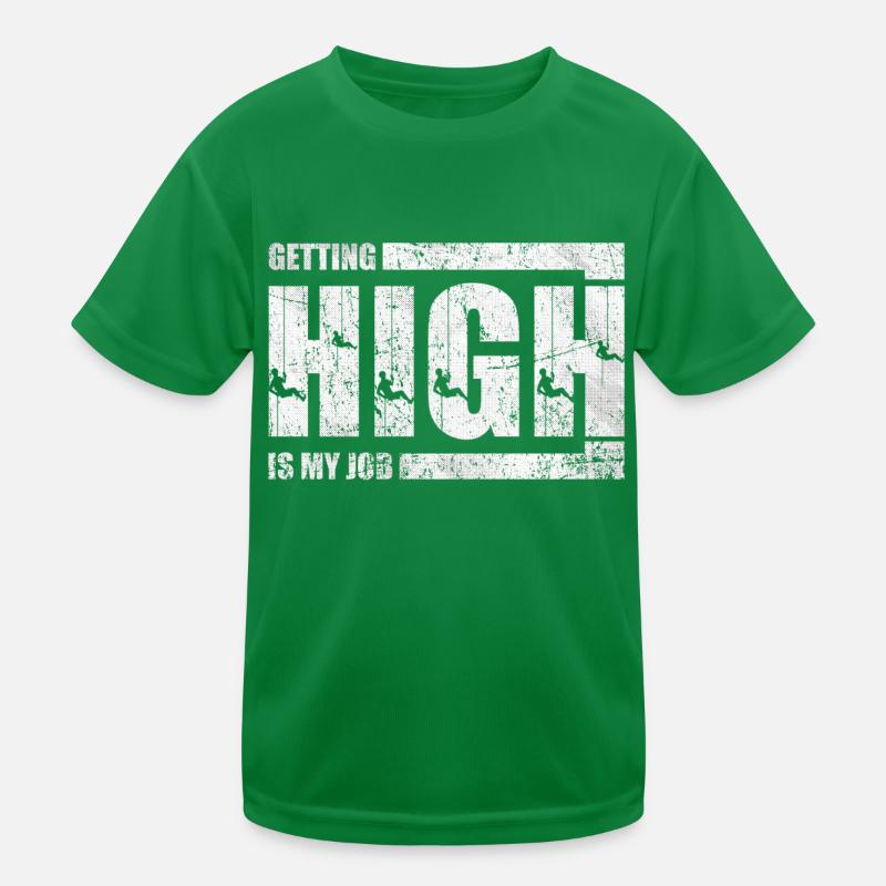 Se défoncer est mon travail T-shirt sport Enfant