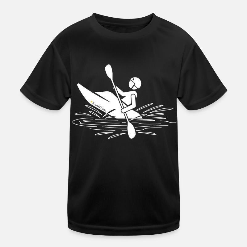 Kayak Queen - Message caché - Kayak Design T-shirt sport Enfant