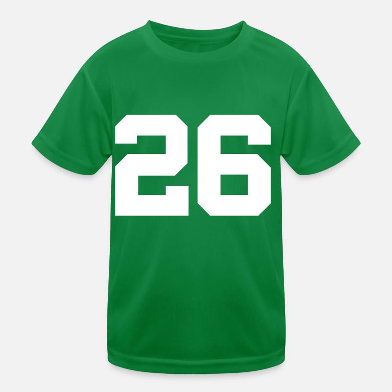 Anzahl 26 Kinder Funktions-T-Shirt