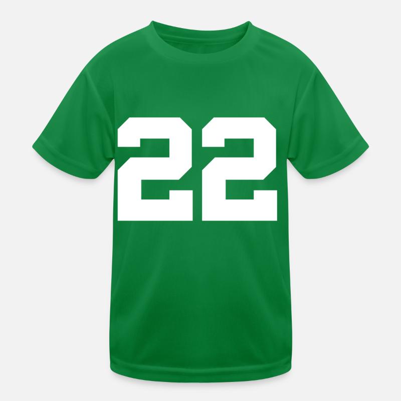 Anzahl 22 Kinder Funktions-T-Shirt