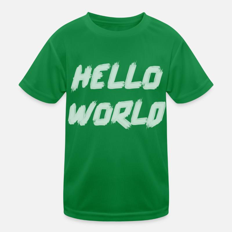 Hello World Kids Functional T-Shirt