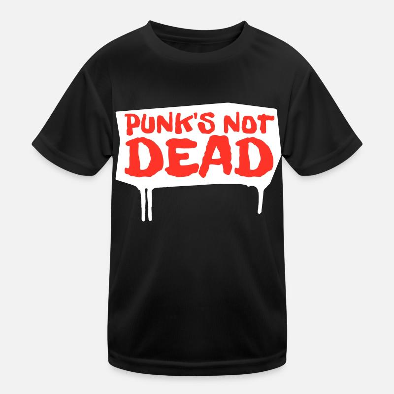 punks not dead | red-edition - Kids Functional T-Shirt - black