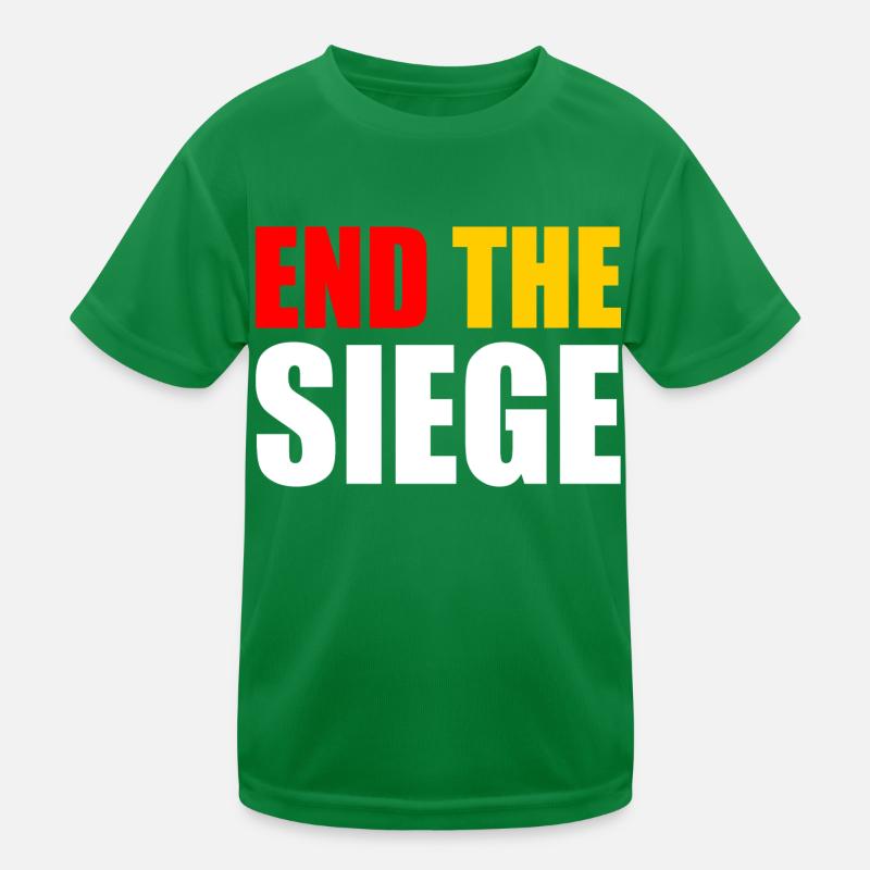 End the siege Kids Functional T-Shirt