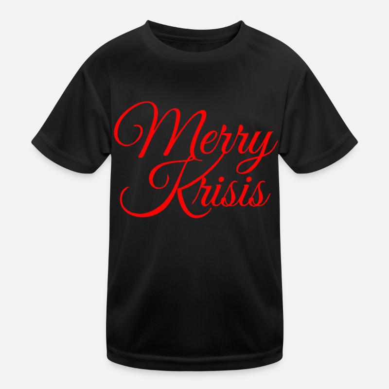 Merry Krisis Kinder Funktions-T-Shirt