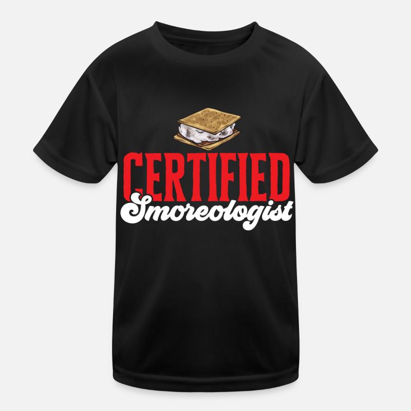 S'more Campfire Marshmallow Camping T-shirt sport Enfant