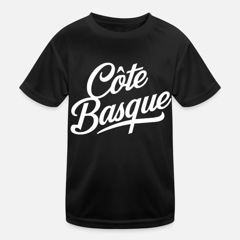 Côte basque - T-shirt sport Enfant - noir