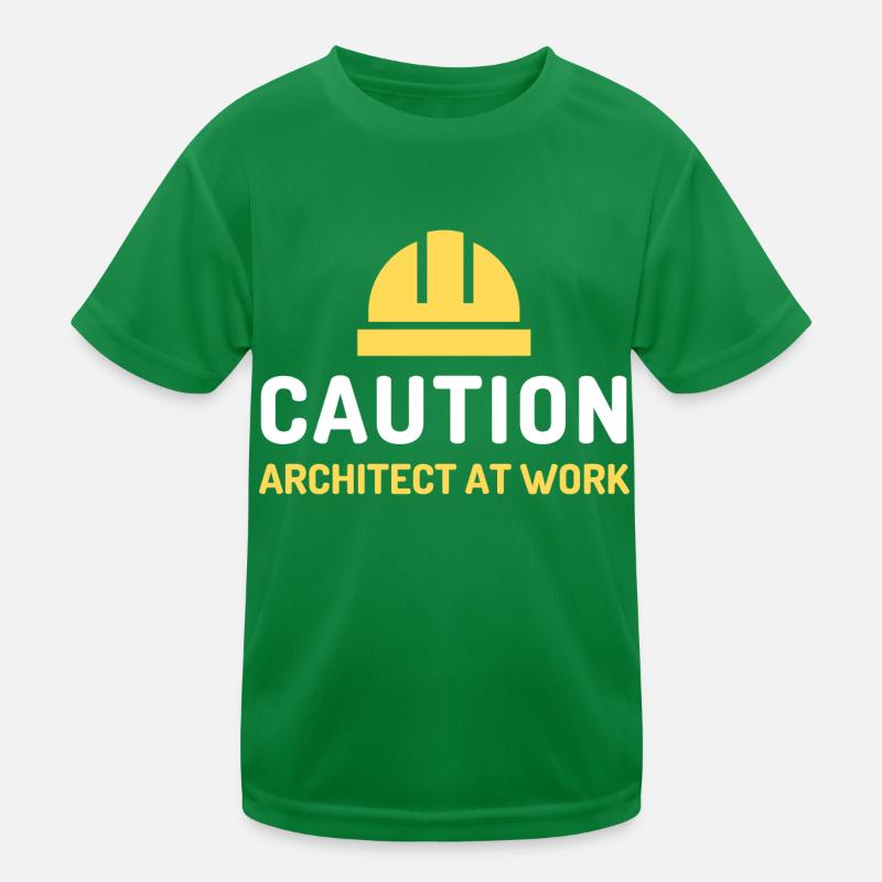 architect at work Kids Functional T-Shirt