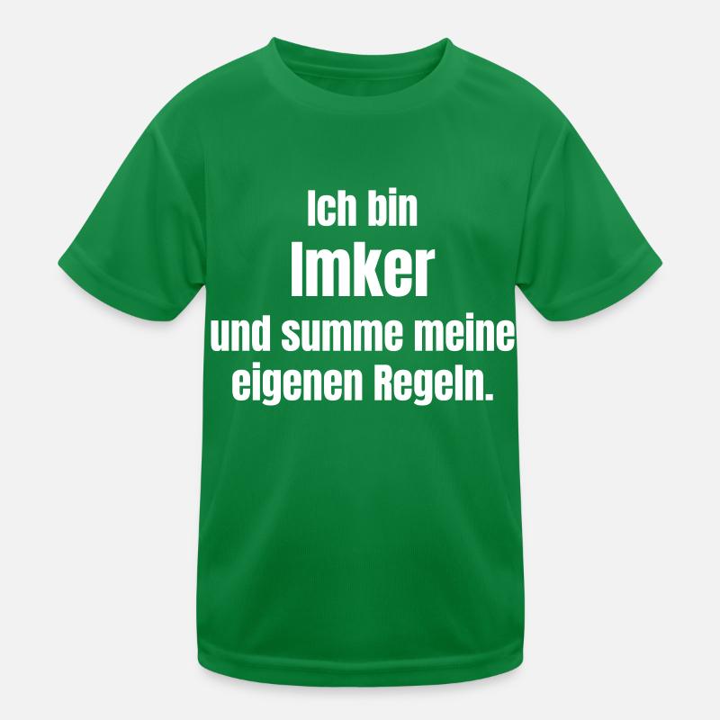 Imker Kinder Funktions-T-Shirt