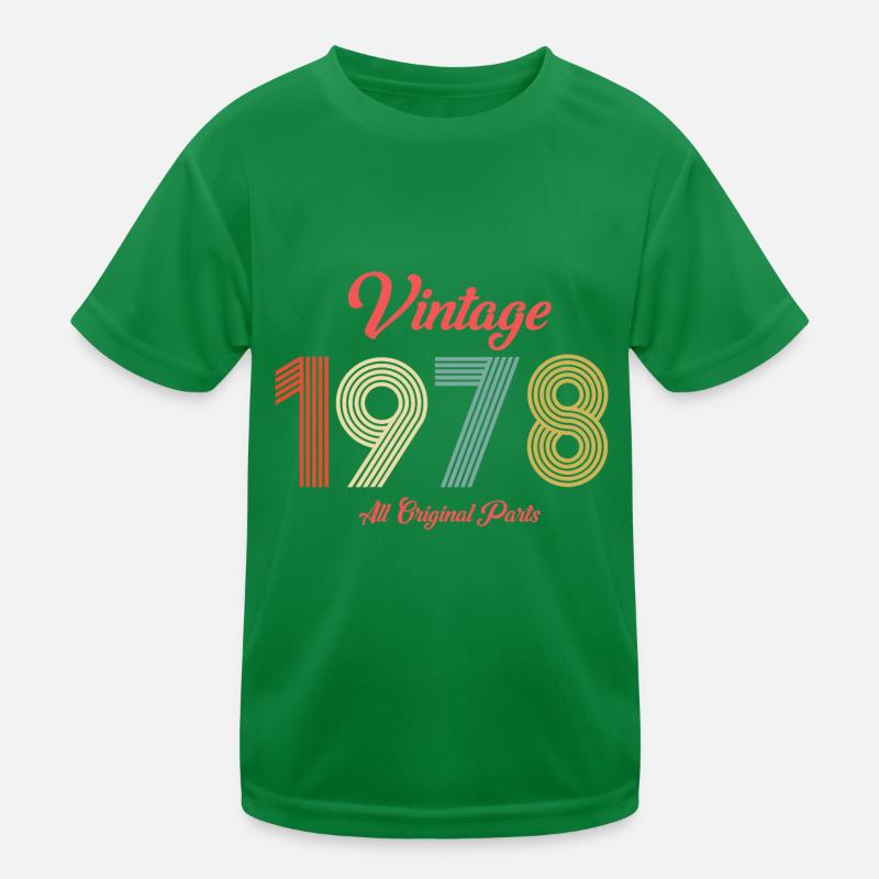 1978 Kinder Funktions-T-Shirt