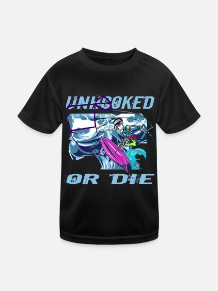 kitesurfing - T-shirt sport Enfant - noir - Devant