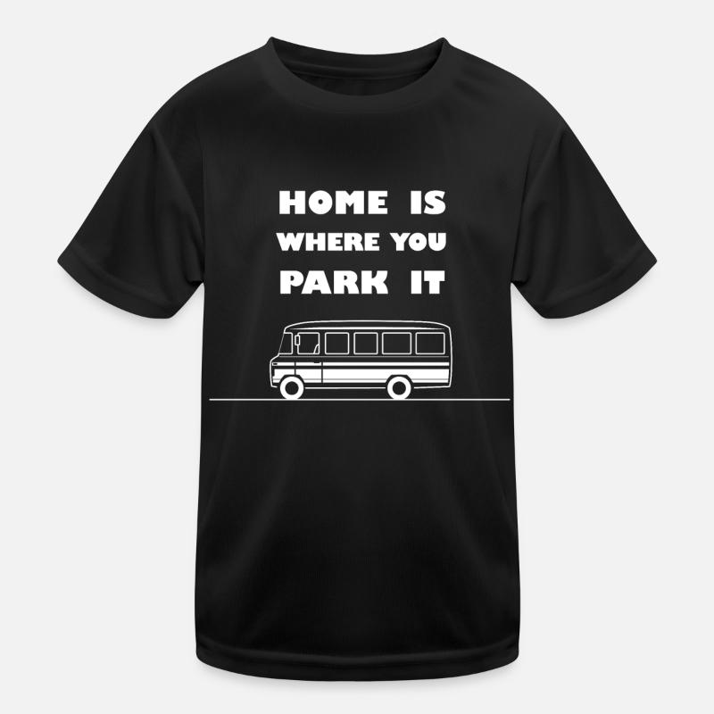 O309 Home is ... T-shirt sport Enfant