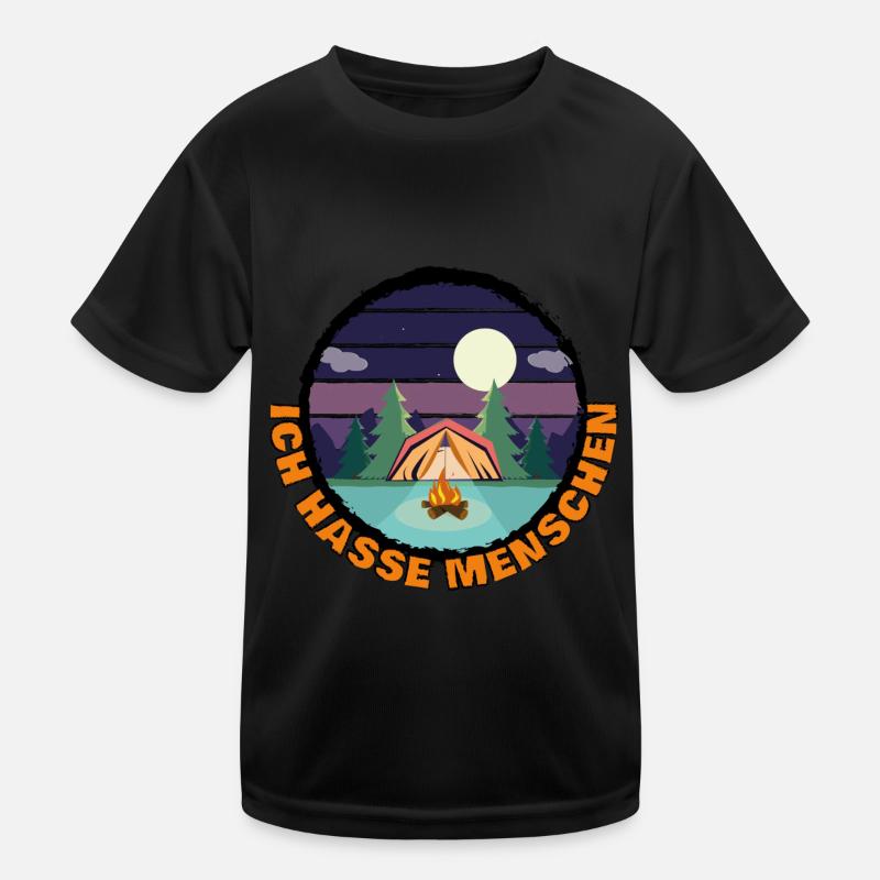 Ich hasse Menschen Kinder Funktions-T-Shirt